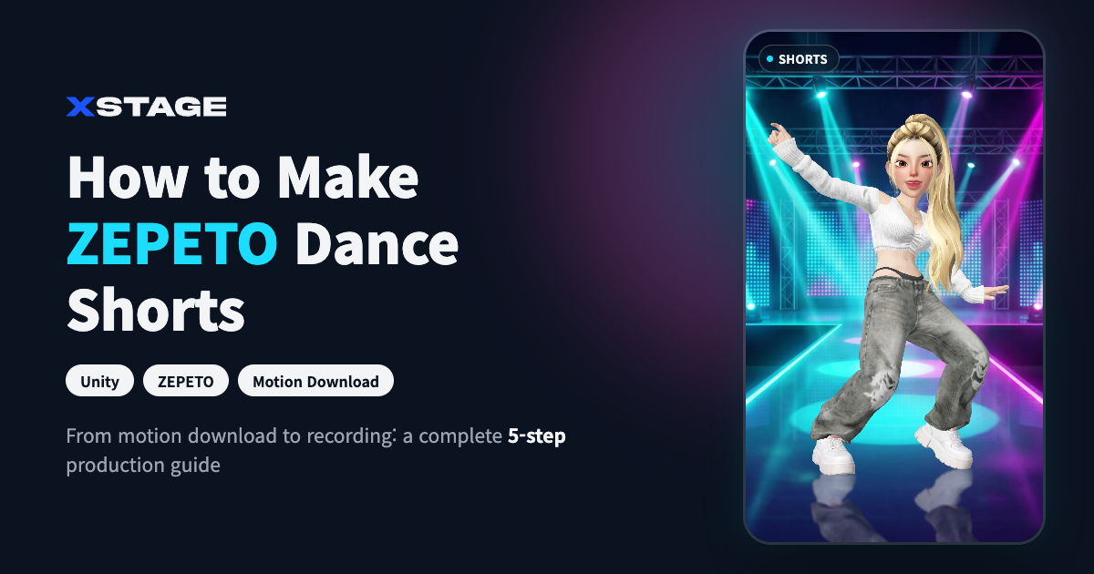 How to Make Dance Shorts with a ZEPETO Character